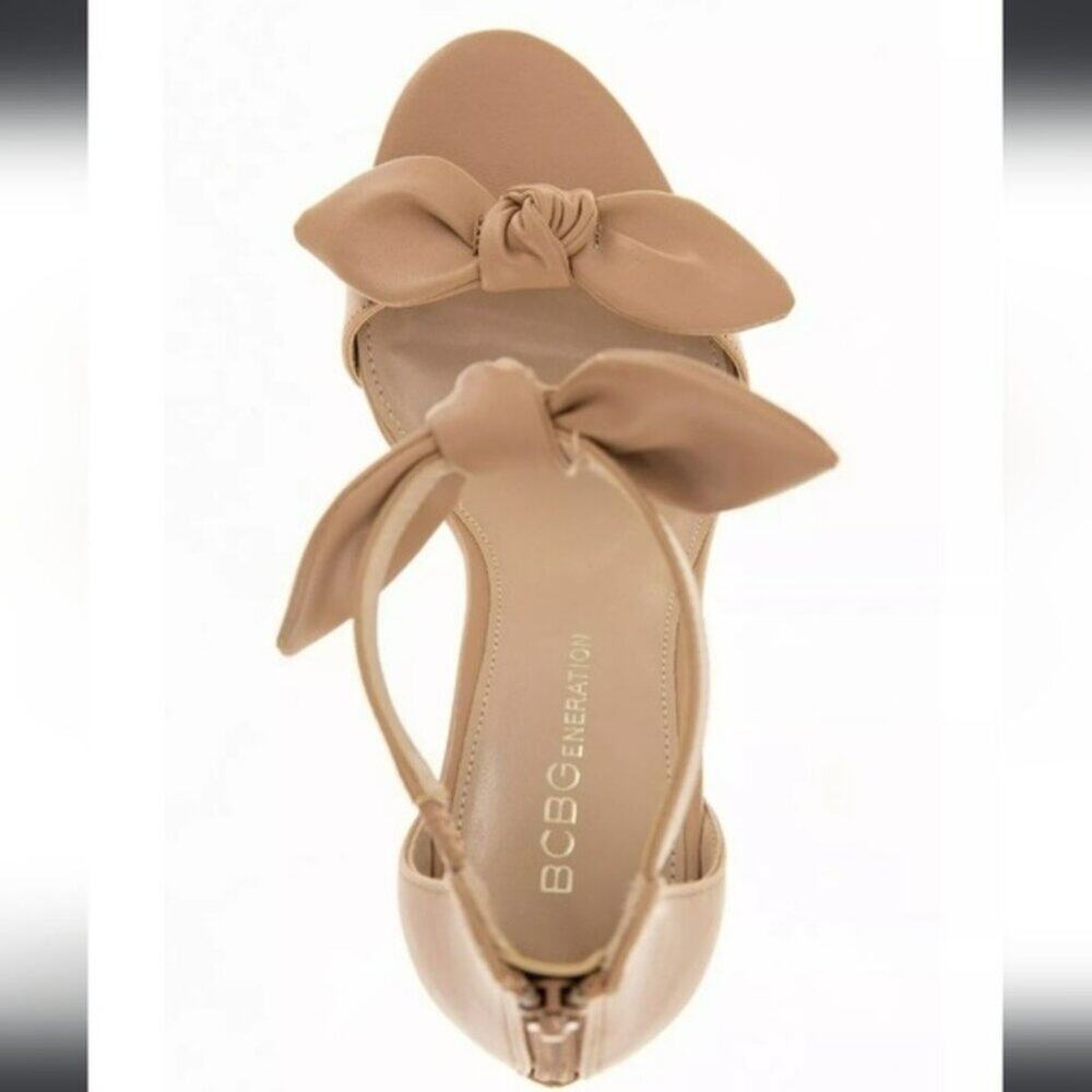 BCBGeneratiom Batani Block Heel Sandal Tan 6.5 - Picture 2 of 9